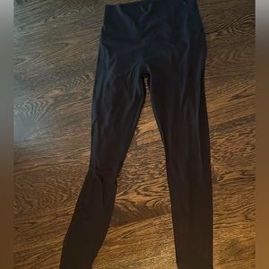 Black Lululemon leggings basically new size 6